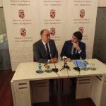El presidente de la Diputación de Segovia, Miguel Ángel de Vicente y el consejero de Fomento y Medio Ambiente de la Junta, Juan Carlos Suárez-Quiñones.EUROPA PRESS30/12/2019