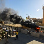 Imagen de archivo de un ataque a la embajada norteamericana en Bagdad