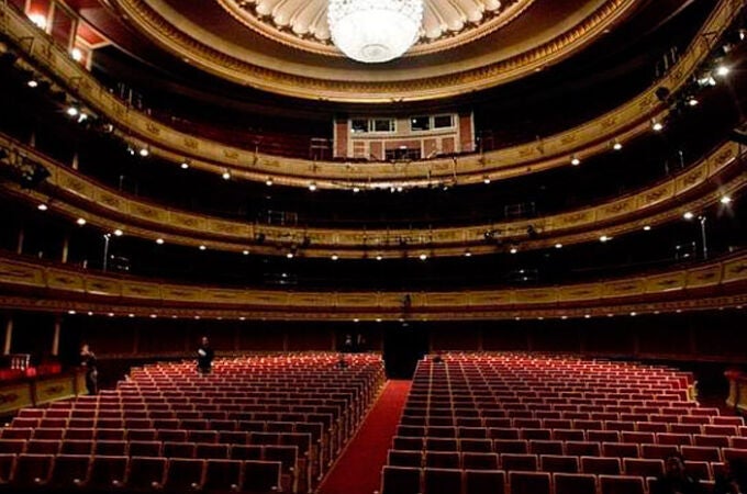 Visión interior del Teatro de la Zarzuela de Madrid