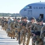 Soldados norteamericanos en una base de Carolina del Norte, preparados para ir a Oriente Medio03/01/2020 ONLY FOR USE IN SPAIN