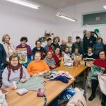 Costureras por el Cambio Climatico, se dedica a convertir retales que les donan en bolsas de tela que sustituyan a las bolsas de plástico