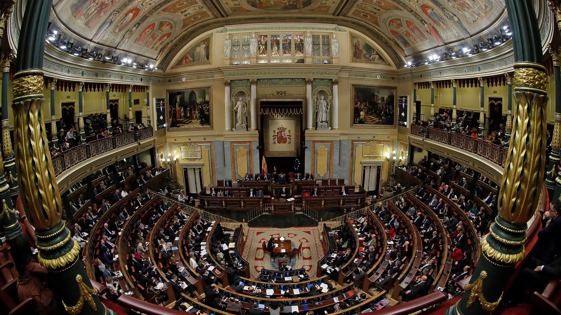 Vista general del pleno del Congreso de los Diputados.