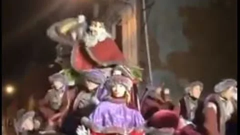 Rey Melchor en la Cabalgata de Terrassa