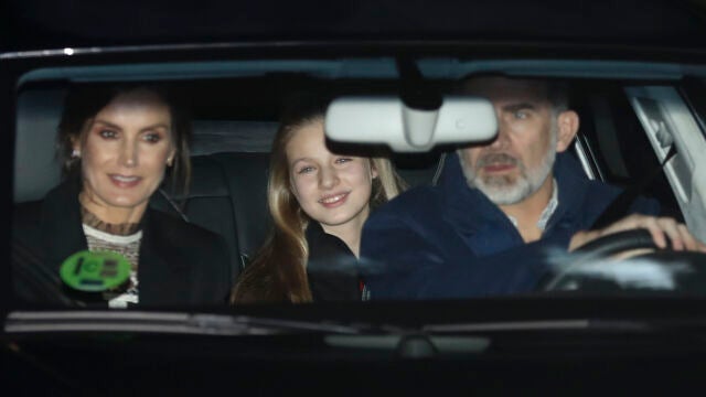 Los Reyes y sus hijas estuvieron en casa de Jesús Ortiz el Dia de Reyes del año pasado