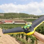 Uno de los drones que utiliza Pago de Carraovejas para monitorizar sus viñedos