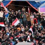Protestas antigubernamentales en el centro de Bagdad