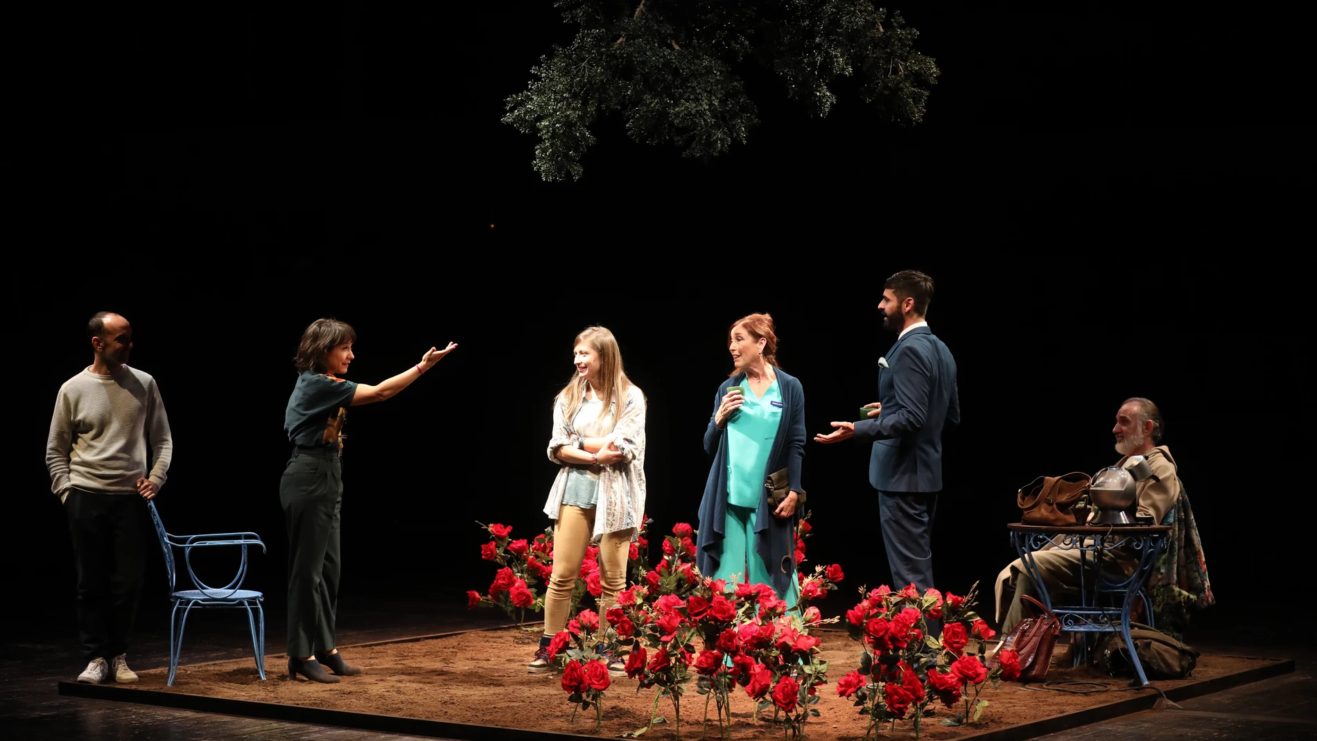 Un momento de la obra, que el próximo fin de semana se representará en el Teatro Central de Sevilla