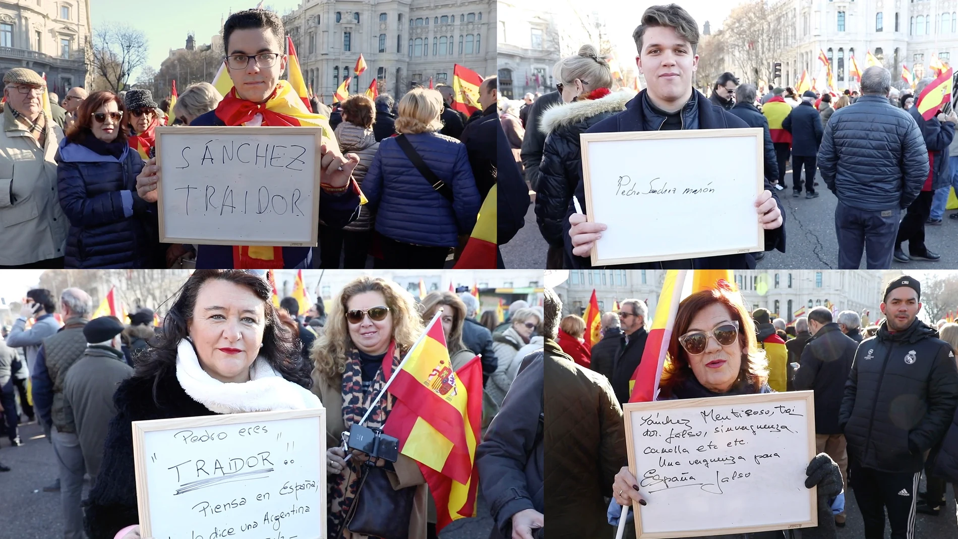 Manifestantes de España Existe