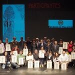 El presidente de la Diputación de Valladolid, Conrado Íscar, con los galardonados
