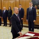 Juan Carlos Campo, el día de su toma de posesión como ministro