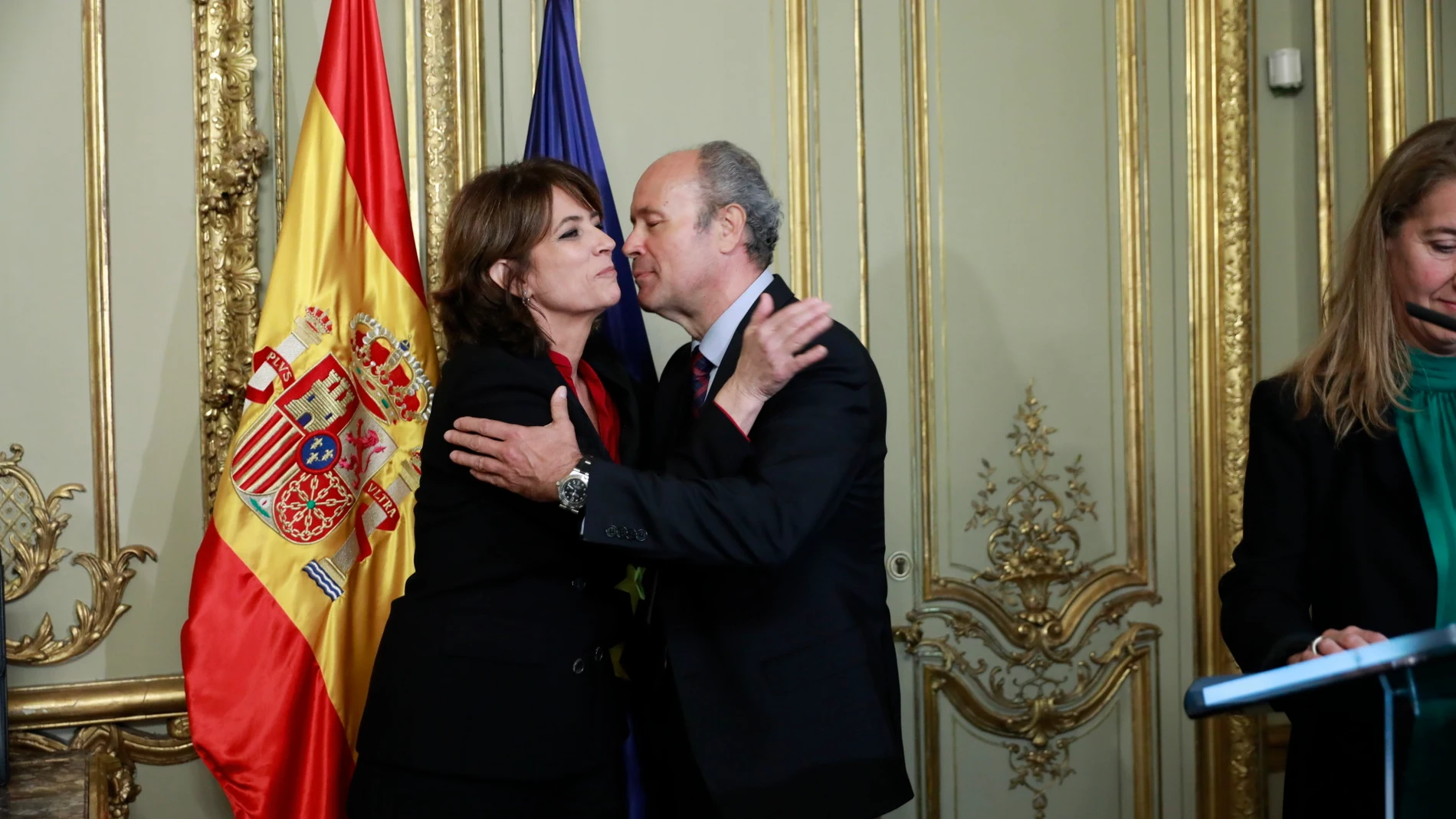 Madrid. 13/uno/20.Toma de posesión del nuevo ministro de cultura de las manos de Dolores Delgado Luis Díaz. 13/1/20?