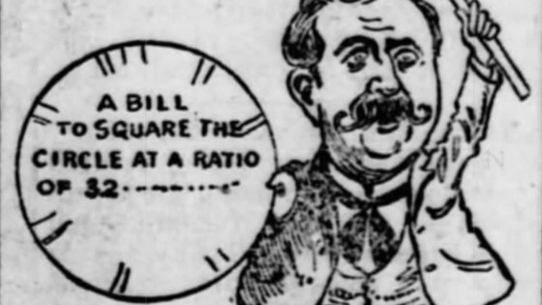 Sátira política sobre el decreto de Pi (Rock Island Argus, 1897 )