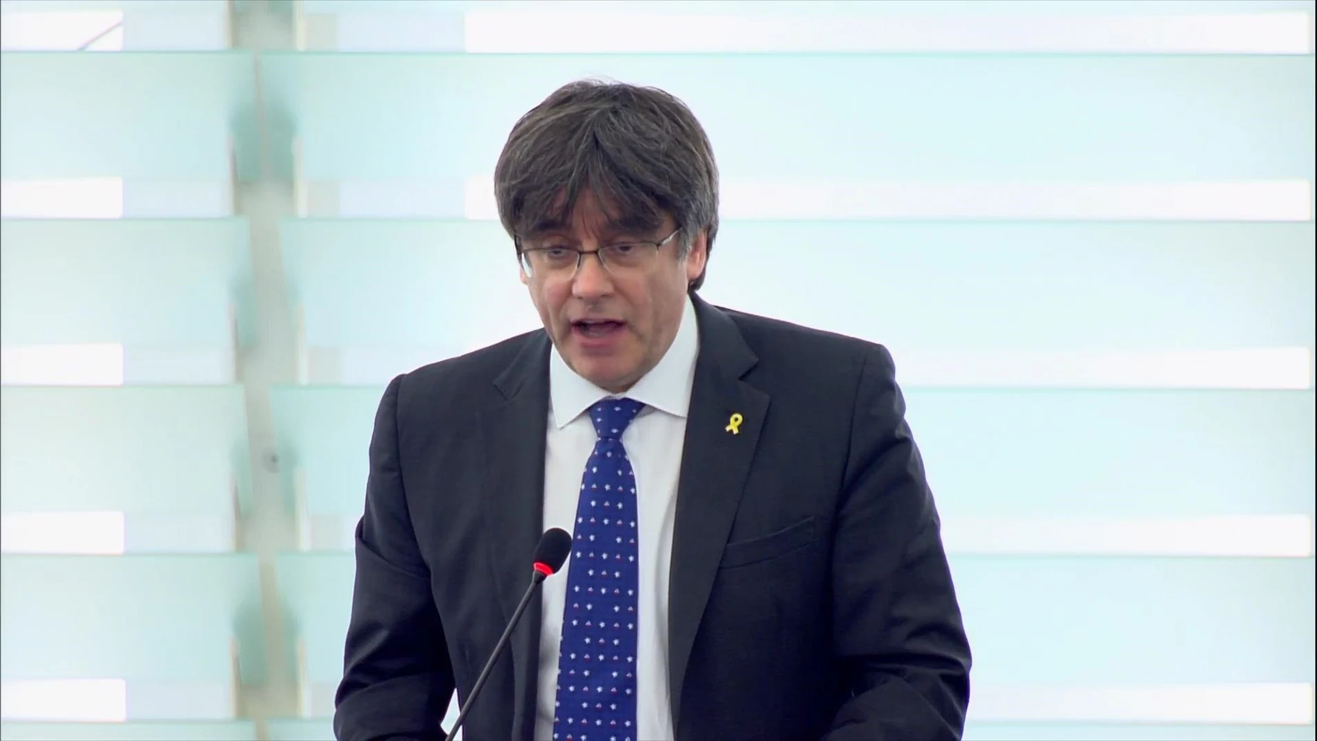 VÍDEO: Puigdemont pide en su primera intervención ante la Eurocámara un mecanismo europeo para la autodeterminación