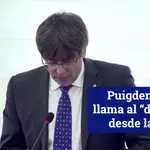 Puigdemont rechaza las réplicas en el Parlamento Europeo
