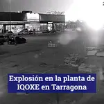 Cámara de seguridad graba la explosión el planta de IQOXE