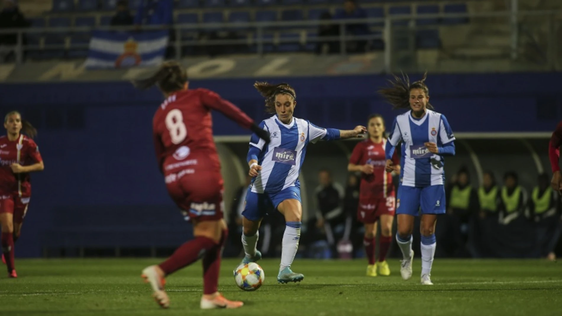 El Espanyol durante un partido esta temporada (RCD.Espanyol)