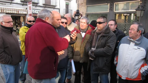 Trabajadores del sector del taxi en Córdoba