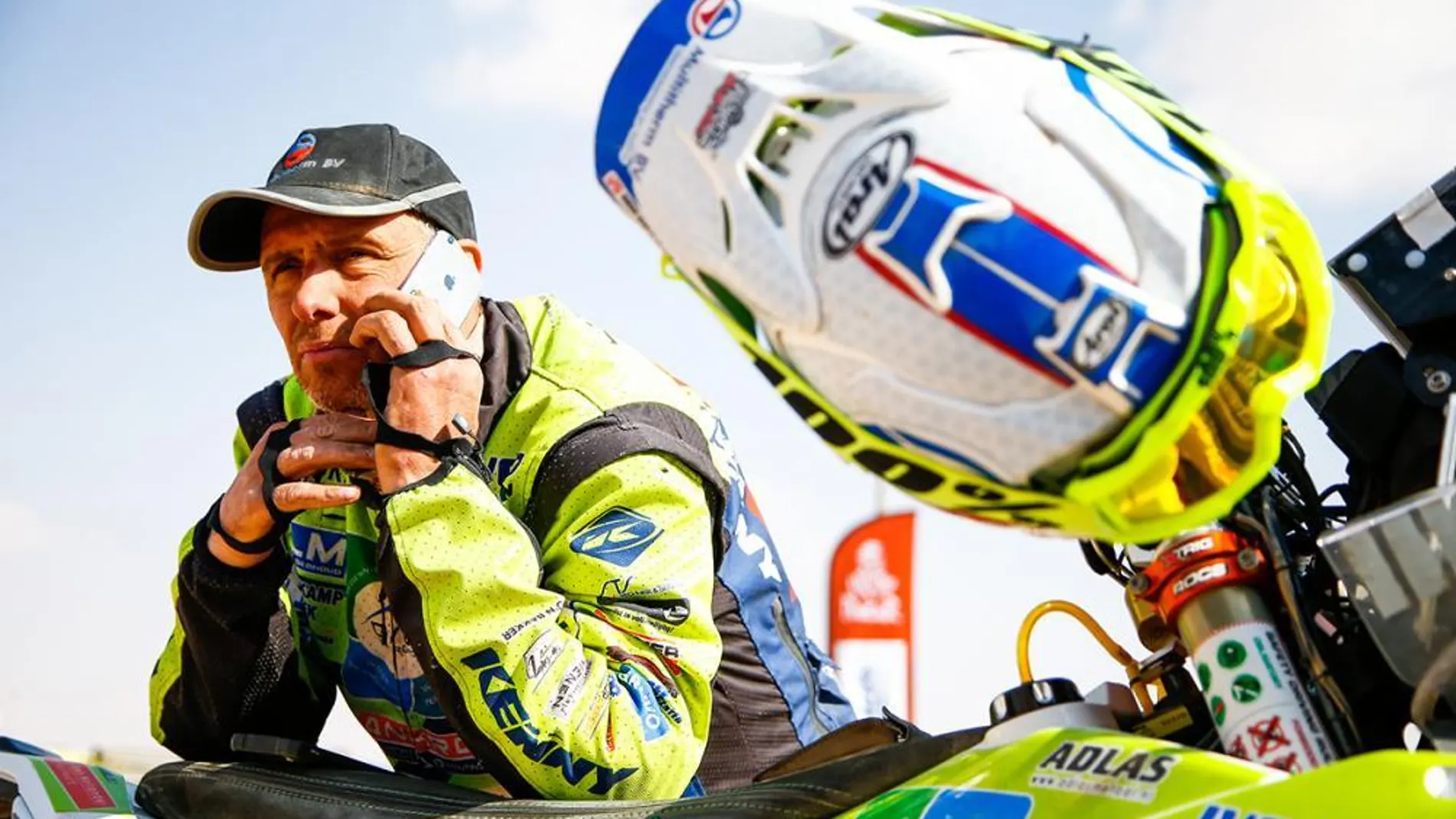 Edwin Straver, piloto de motos del Dakar