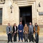 Visita de la consejera de Fomento, Infraestructuras y Ordenación del Territorio, Marifrán Carazo, al Ayuntamiento de Fuentes de Andalucía