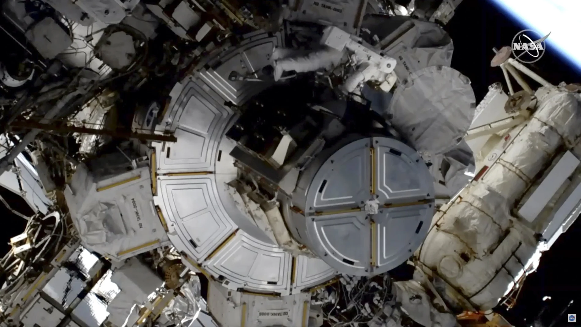 Imagen de la Estación Espacial Internacional proporcionada por la NASA