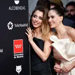 Actress Leticia Dolera and Celia Freijeiro at photocall of the 7th annual Feroz awards in Madrid on Thursday, 16 January 2020.
