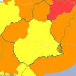 La Aemet actualiza los niveles de emergencia en la Región