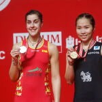 Intanon superó en la final del Masters de Indonesia a Carolina Marín