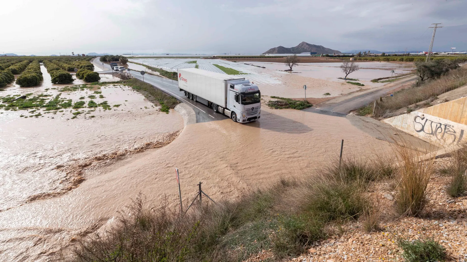 Efectos del temporal en la región de Murcia