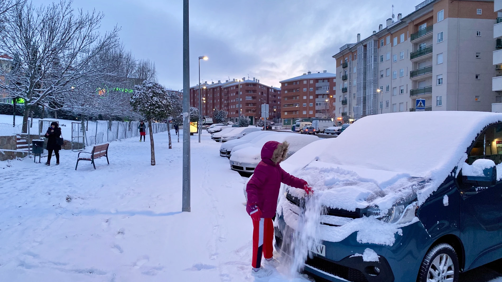 Temporal de nieve en Ávila