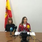 De izquierda a derecha: Aurora Rodil, concejala de grupo municipal de Vox en el Ayuntamiento de Elche; y Amparo Cerdá, expotavoz de Vox Elche.EUROPA PRESS21/01/2020