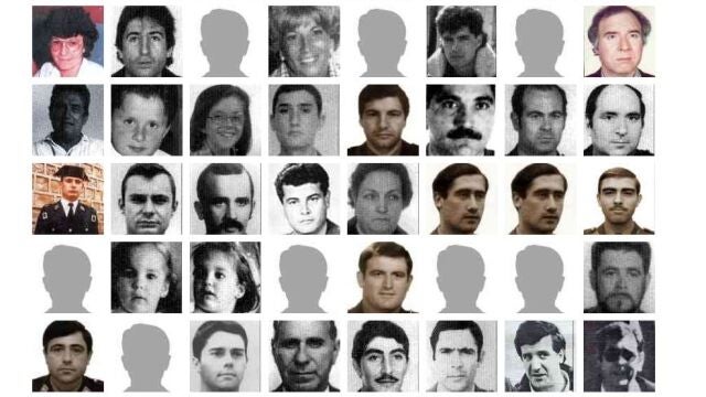 Más de 300 crímenes aún están sin resolver al no haber sido condenados los etarras que lo cometieron