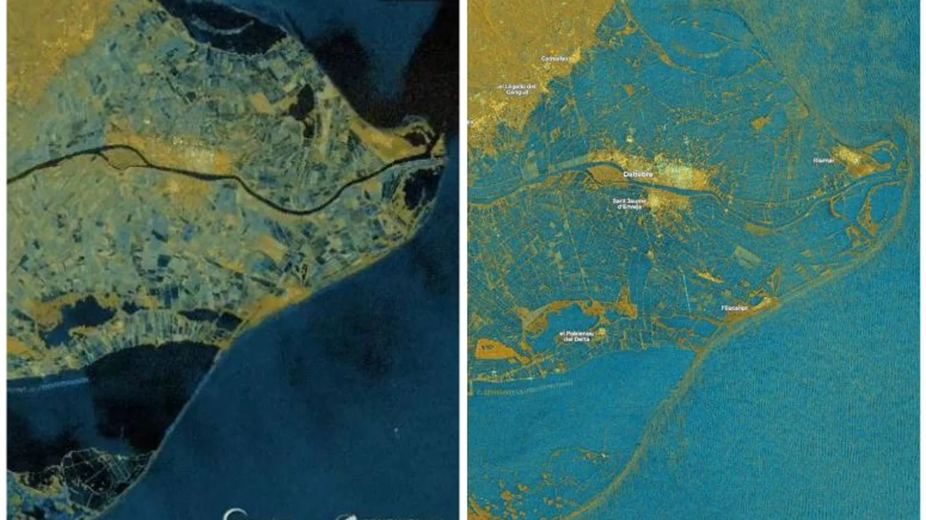 El Delta del Ebro, antes y después de "Gloria"