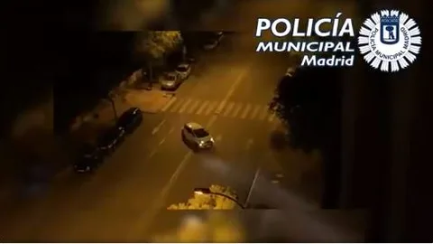 Carreras ilegales con coches eléctricos de alquiler ZITY en Vallecas
