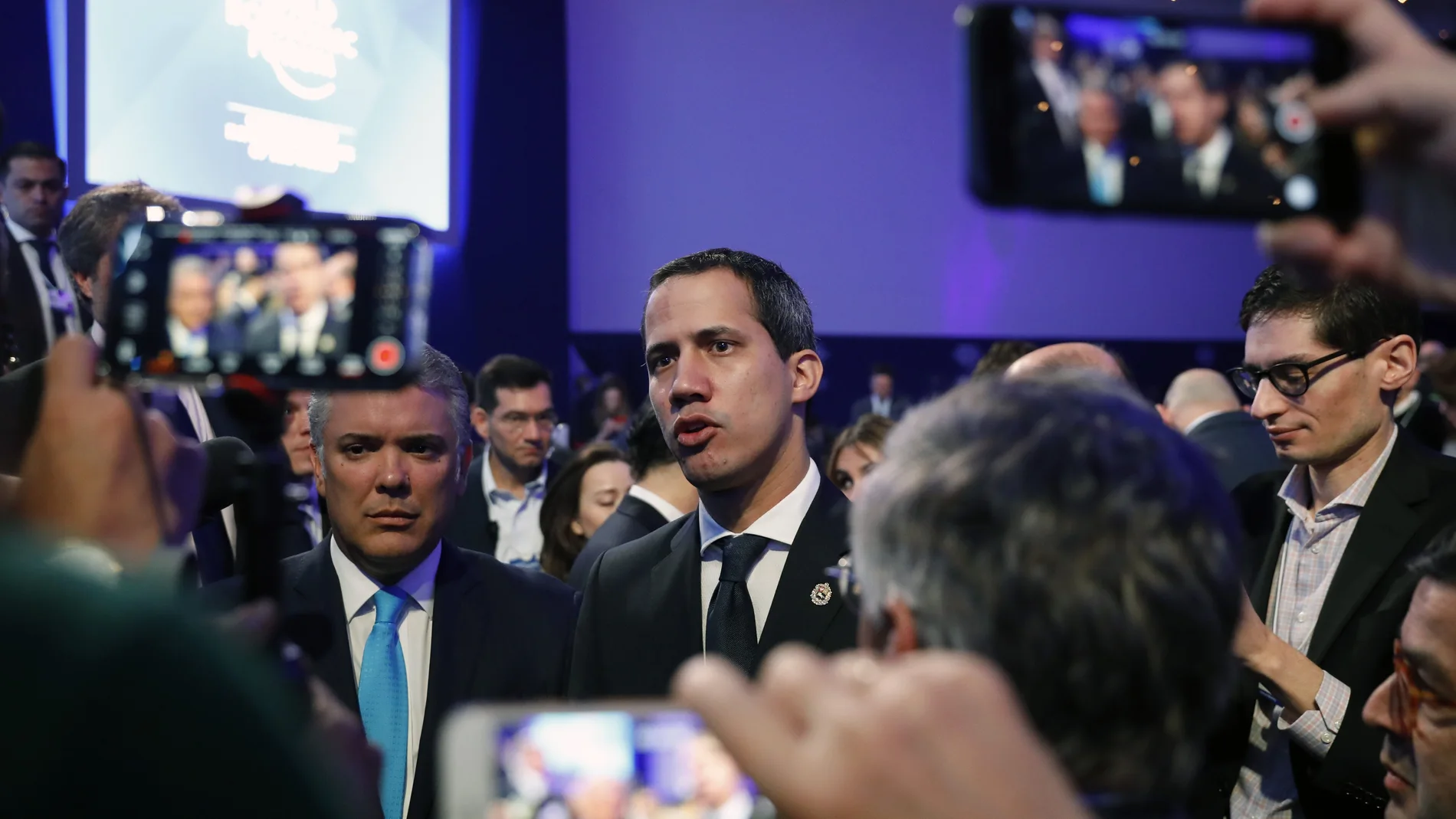 Juan Guaidó, este semana, en el Foro Económico de Davos