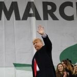 Donald Trump es el primer presidente de EE UU en sumarse a una marcha antiabortista/EFE