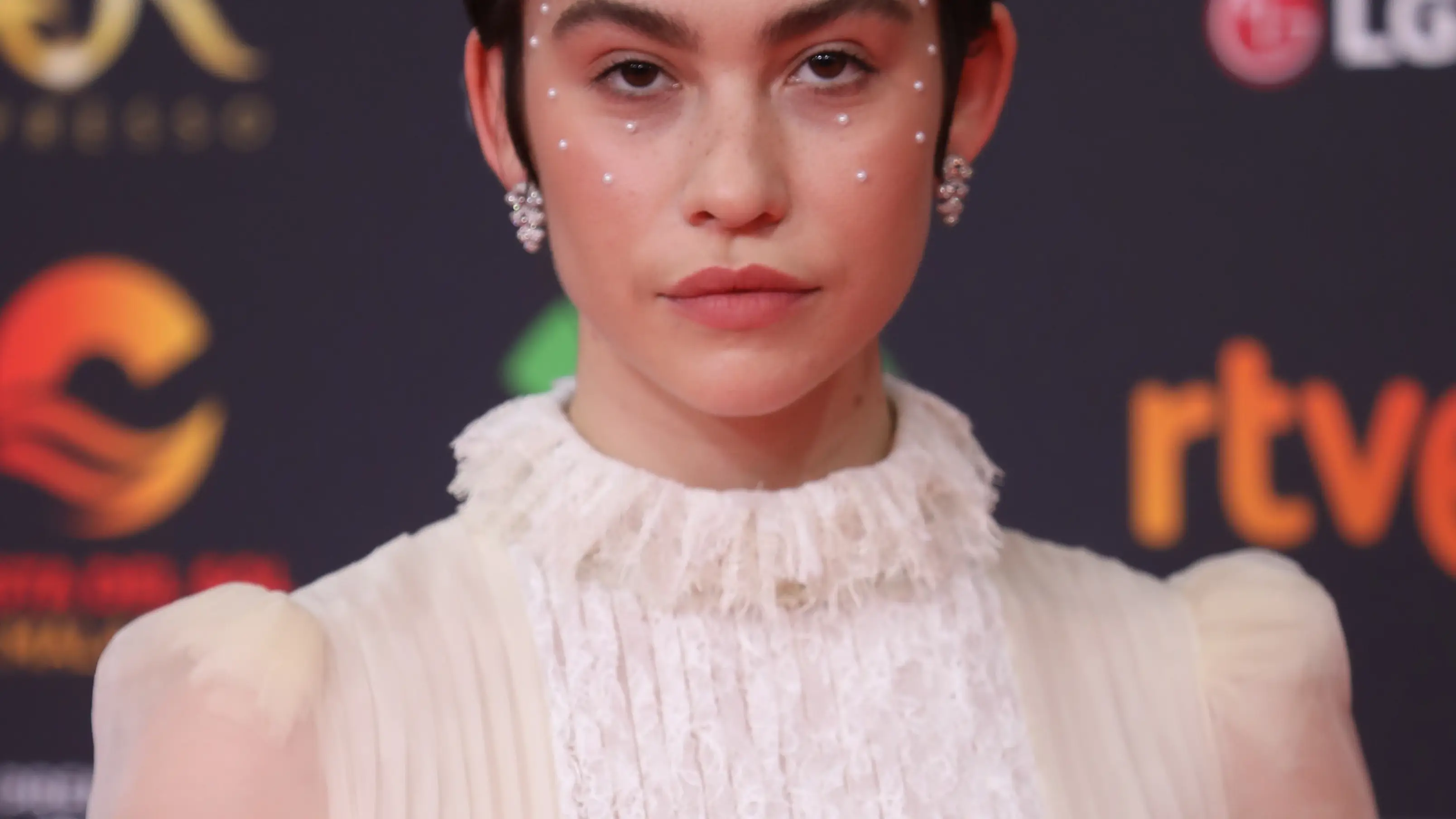 Greta Fernández, posa en la alfombra roja de la XXXIV edición de los Premios Goya, en Málaga (Andalucía, España), a 25 de enero de 202025 enero 2020María José López / Europa Press25/01/2020