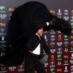 El bailarín Antonio Najarro posando para la alfombra roja de los Premios Goya, que se celebran en Málaga