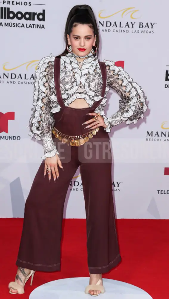 Singer Rosalia at the 26th annual Billboard Latin Music Awards on April 25, 2019 in Las Vegas, Nevada, United States.