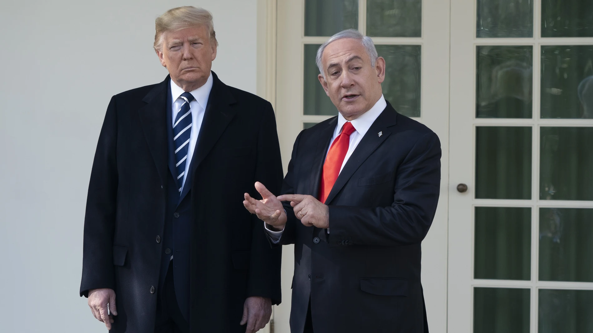 Trump greets Netanyahu to the White House
