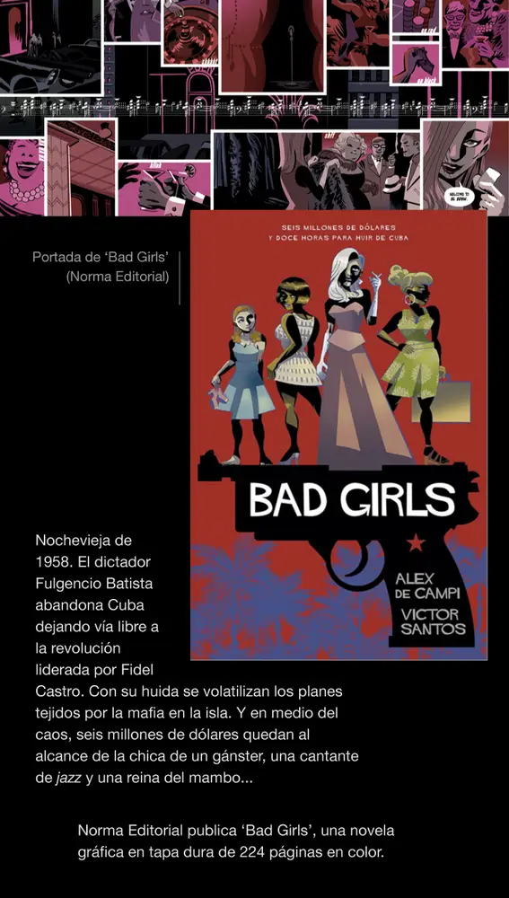 Portada de la novela gráfica ‘Bad Girls’.