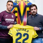 Sofian Chakla con el Villarreal.
