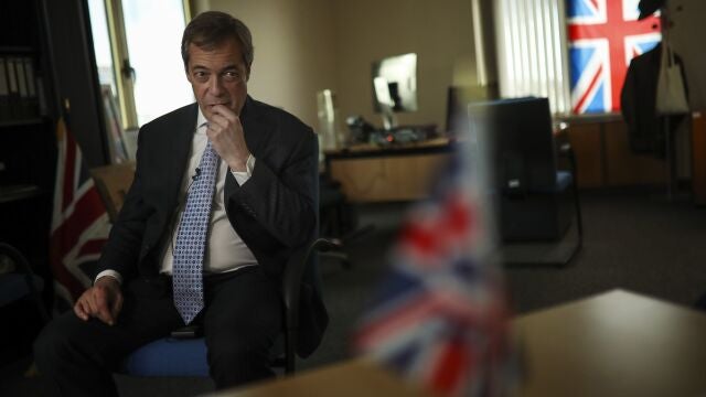 El exlider del UKIP Nigel Farage