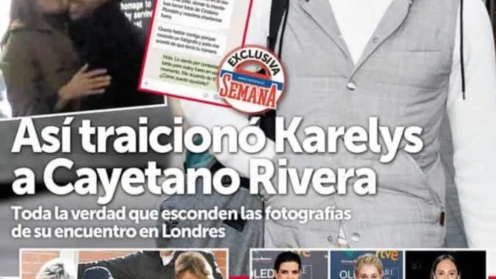 La revista SEMANA desvela las conversaciones entre Karelys y el paparazzi que inmortalizó su encuentro en Londres con Cayetano Rivera