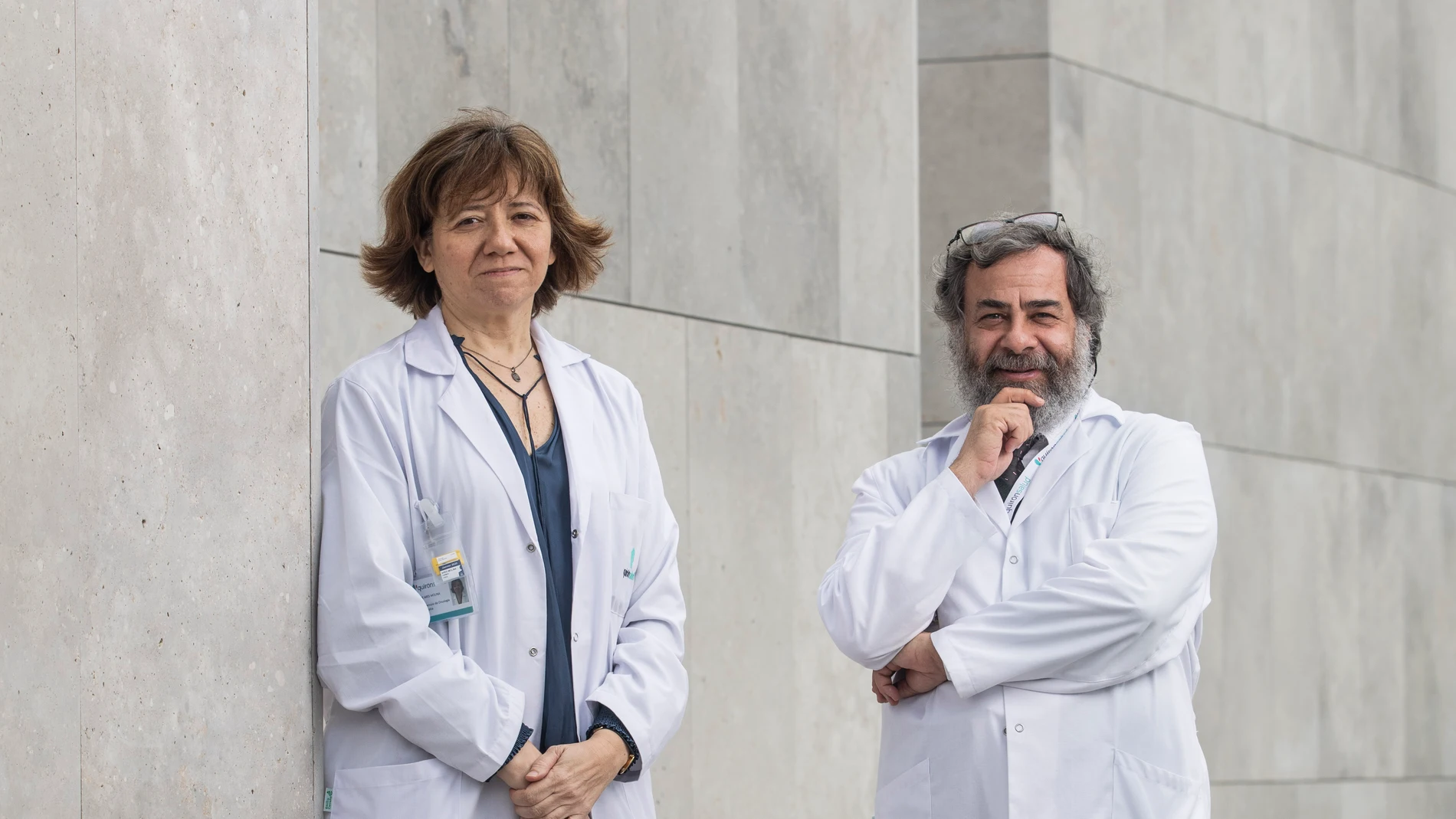 Carme Ares y Alejandro Mazal, doctores del centro de Protonterapia de QuirónSalud© Gonzalo Pérez Mata