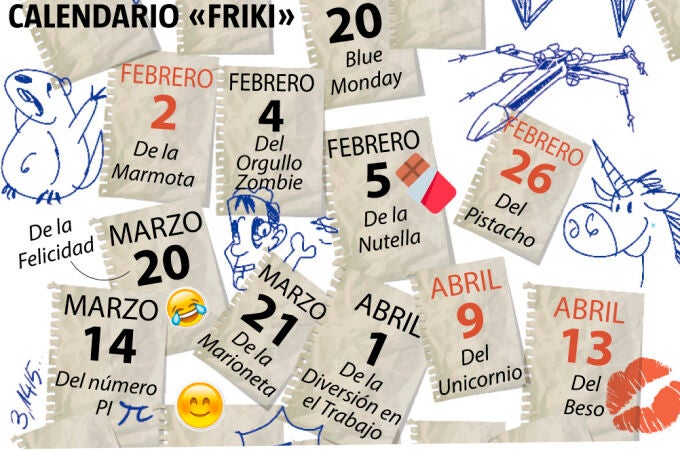 calendario Friki