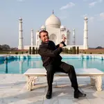 Jair Bolsonaro, en el Taj Mahal