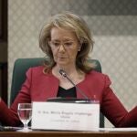 GRAFCAT705. BARCELONA, 31/01/2020.- La consellera de Cultura, Mariàngela Vilallonga, presentó este viernes en el Parlament el presupuesto de su departamento para 2020, que asciende a 287 millones de euros, 36 millones más que en los actuales, lo que supone un aumento del 14,4 por ciento. EFE/Andreu Dalmau