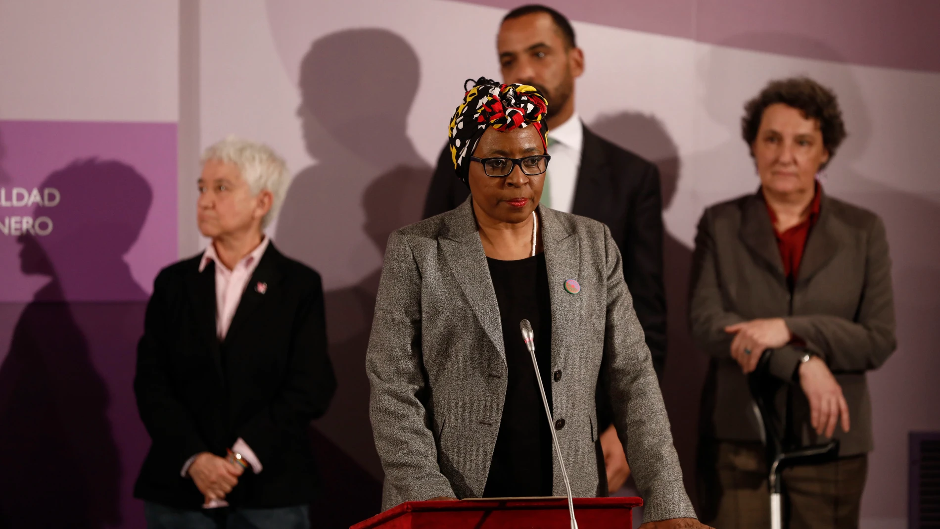 En la imagen, Rita Bosaho, directora general para la igualdadde trato y diversidad etnico racial
