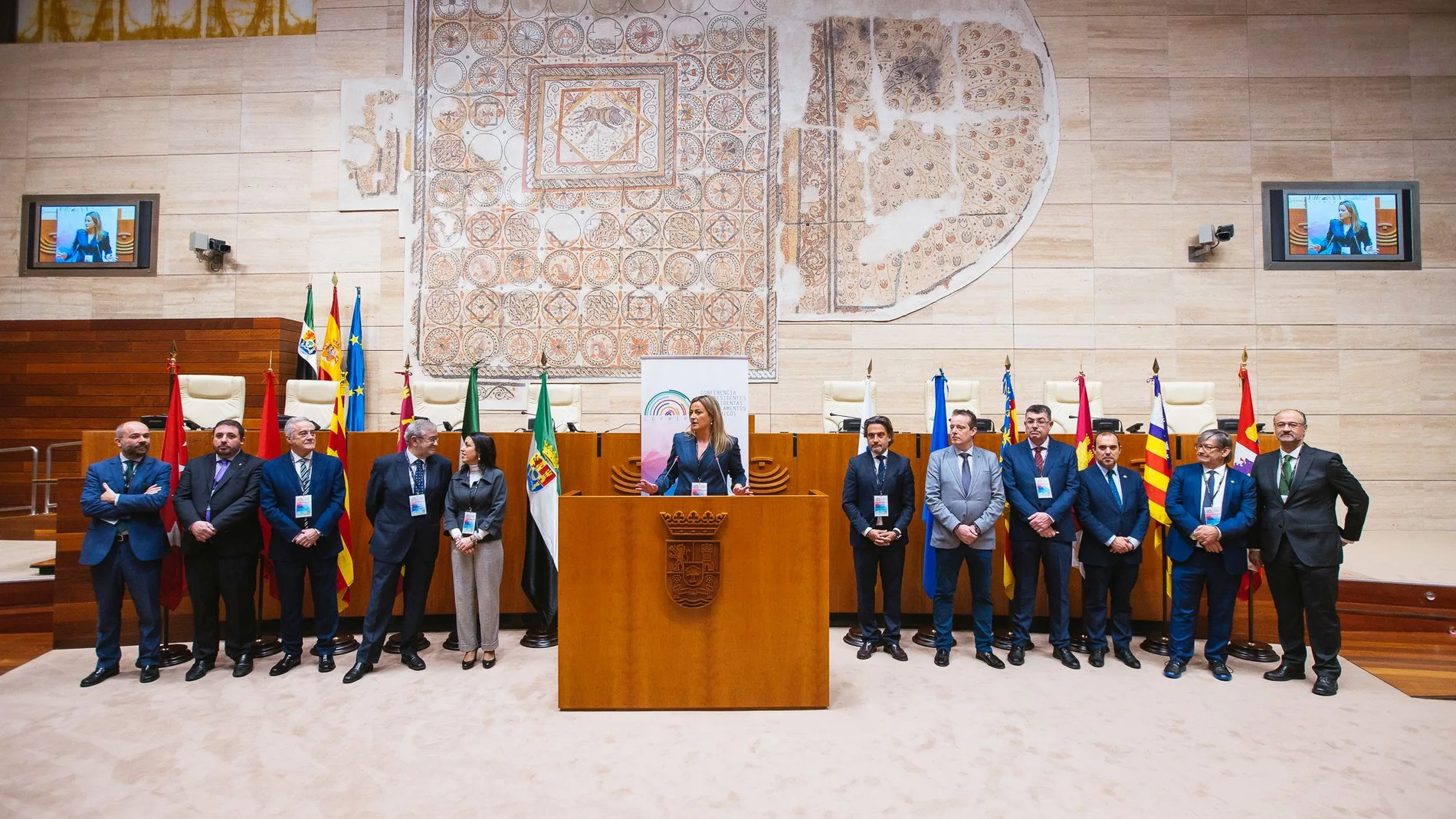 El presidente de las Cortes de Castilla y León, Luis Fuentes, participa en la reunión del Plenario de la Conferencia de Presidentes de Parlamentos Autonómicos (Coprepa 2020)