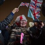 Englanders celebrate leaving the EU Finally